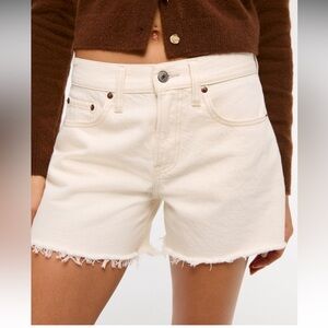 NWT Abercrombie Low Rise Baggy Jean Shorts